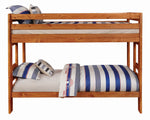 Wrangle Hill Amber Wash Wood Twin/Twin Bunk Bed