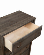 Wrangle Hill Gunsmoke Wood 4-Drawer Chest