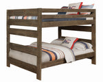 Wrangle Hill Gunsmoke Wood Full/Full Bunk Bed with Storage