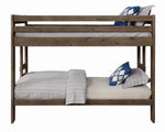 Wrangle Hill Gunsmoke Wood Twin/Twin Bunk Bed with Storage