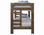 Wrangle Hill Gunsmoke Wood Twin/Twin Bunk Bed with Storage