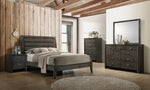 Serenity 5-Pc Mod Grey Wood King Bedroom Set