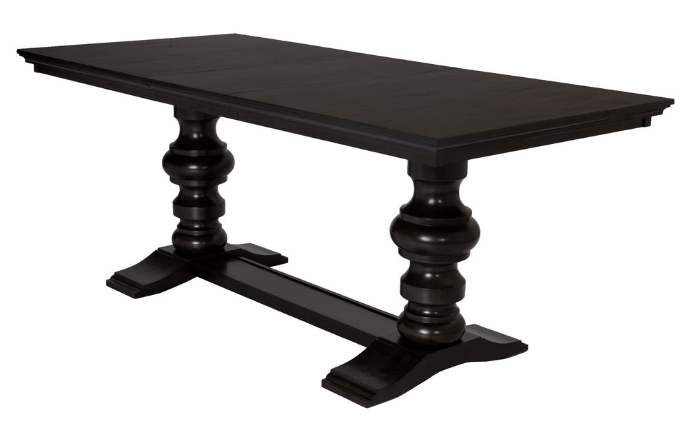 Loreta Cappuccino Wood Counter Height Table
