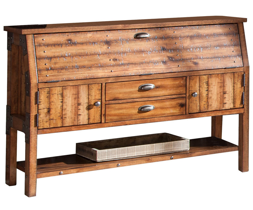 Holverson Rustic Brown Wood Buffet