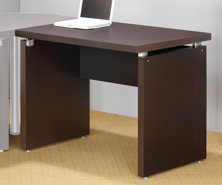 Skylar Cappuccino Wood Extension Desk