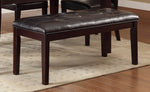 Teague Brown Wood Dining Bench