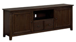 Presho Dark Oak Wood 72" TV Stand