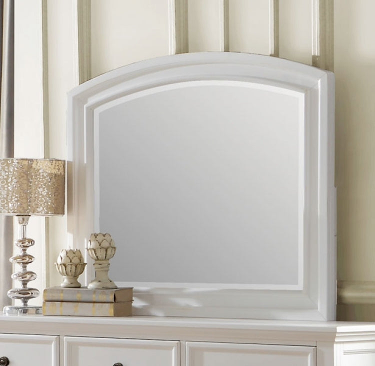 Laurelin Solis White Wood Frame Dresser Mirror