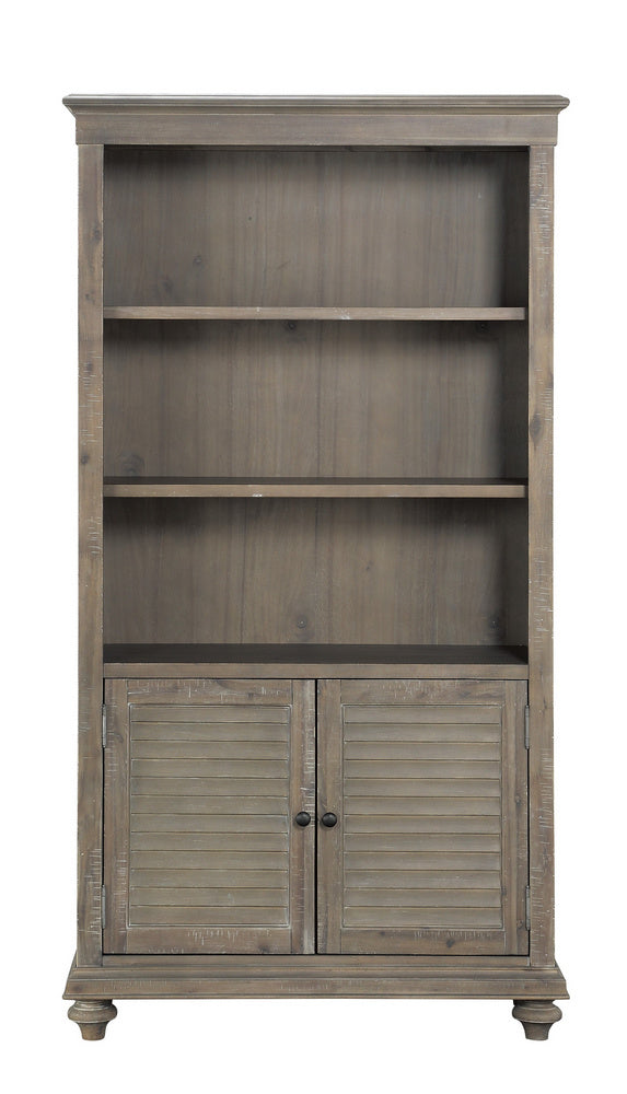 Cardano Driftwood Light Brown Wood Bookcase