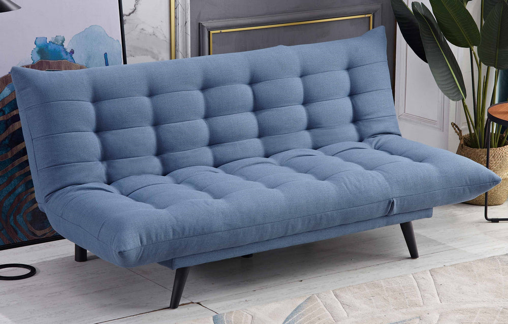 Cailin Blue Fabric Sofa Bed