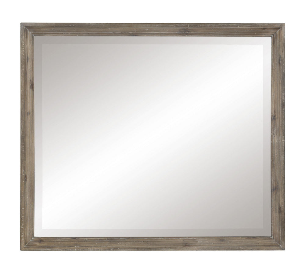 Cardano Driftwood Light Brown Wood Dresser Mirror