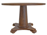 Carey Antique Natural Oak Wood Dining Table