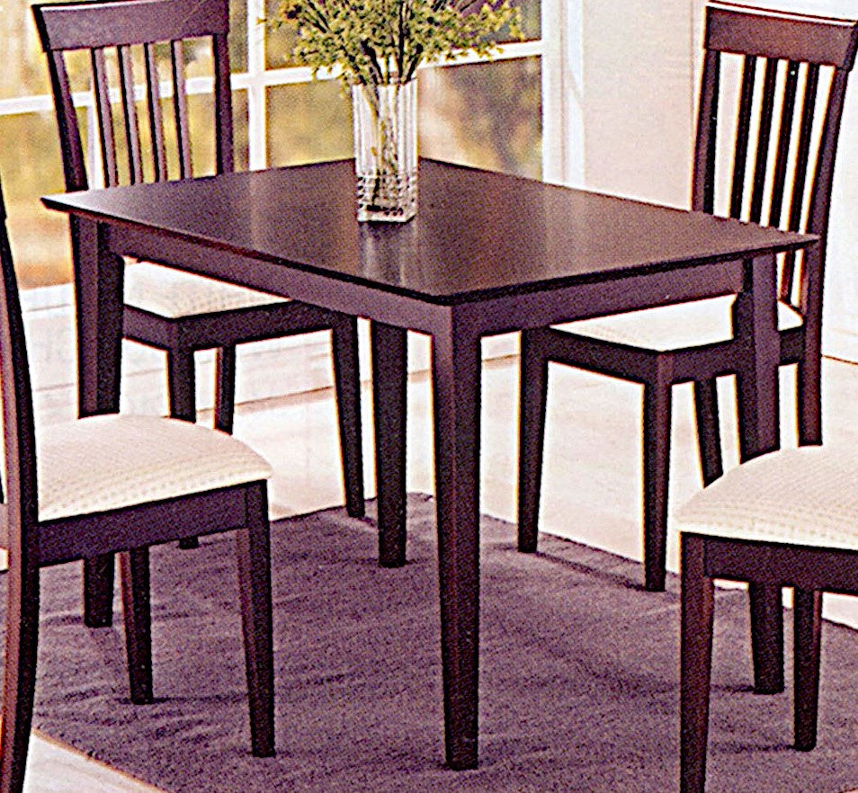 Dania Cappuccino Wood Rectangular Dining Table