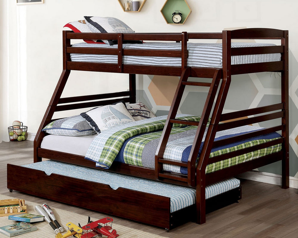 Elaine Twin/Full Bunk Bed with Trundle-Drawers