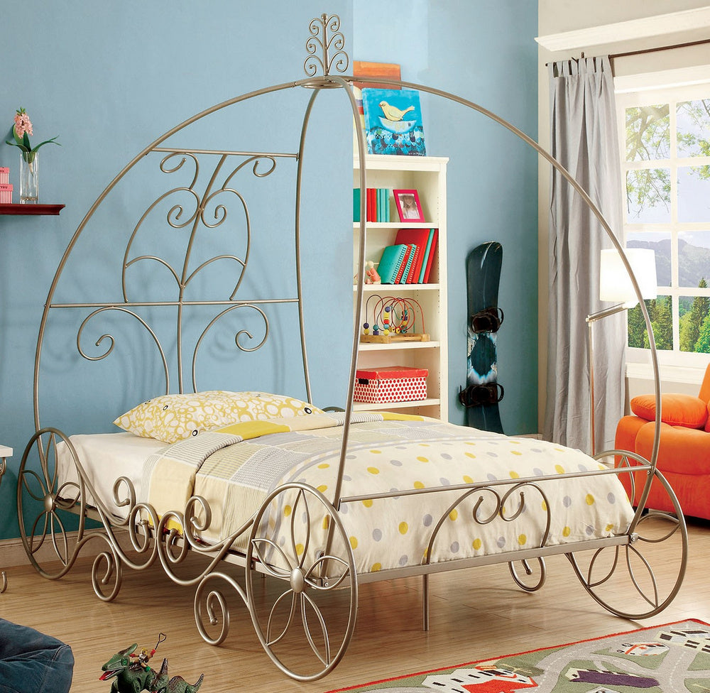 Enchant Gold Metal Full Bed (Oversized)