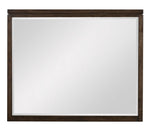 Griggs Dark Brown Wood Frame Dresser Mirror