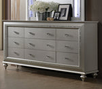 Kaitlyn Champagne Wood 9-Drawer Dresser