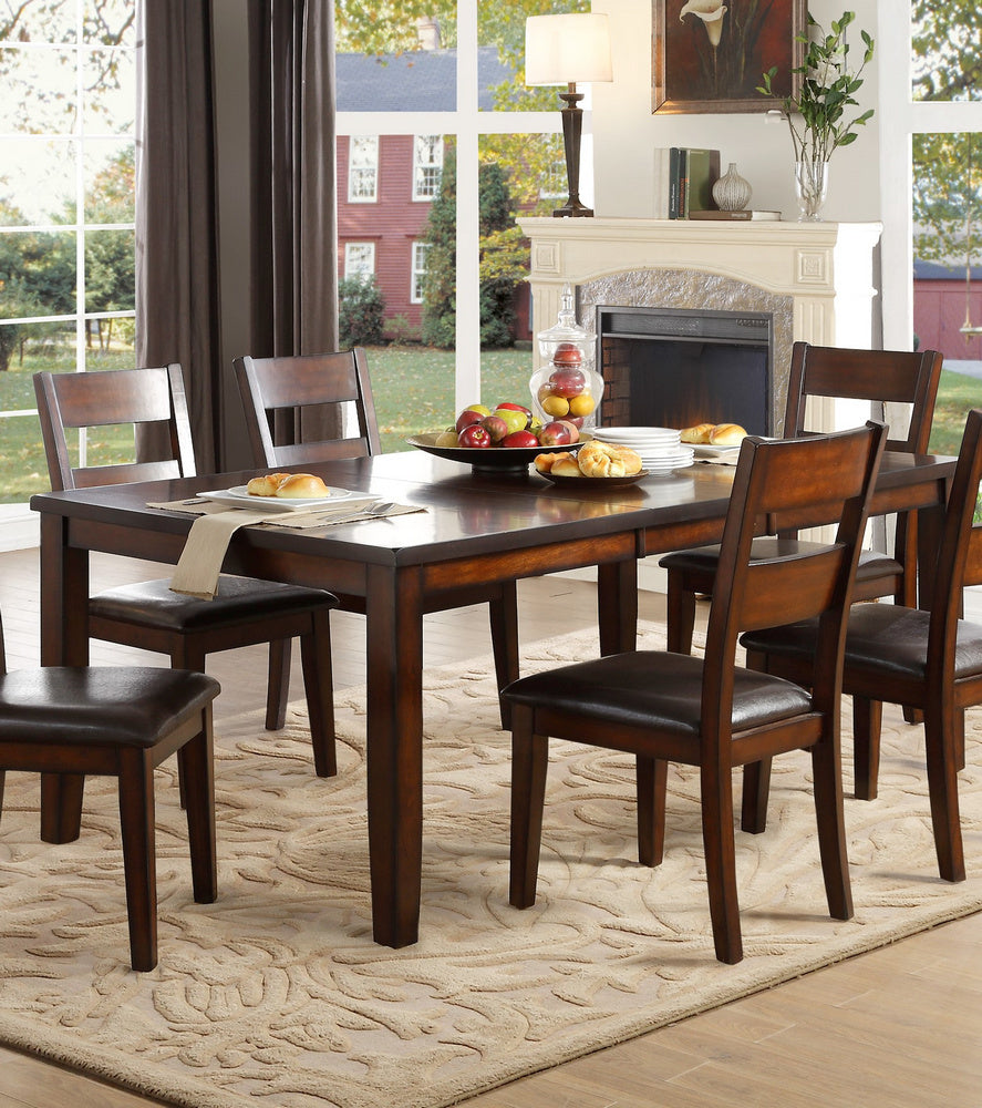 Mantello Dark Brown Extendable Dining Table – Aetna Stores