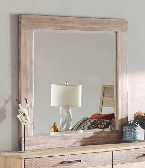 Marlow Rough Sawn Multi Wood Frame Dresser Mirror