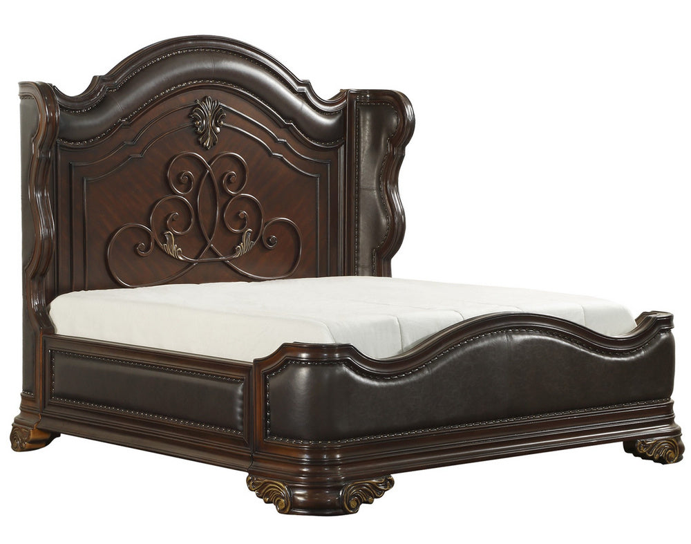 Royal Highlands Cherry Wood Queen Bed