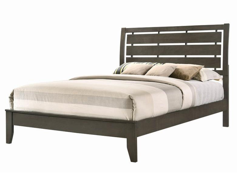 Serenity Mod Grey Wood King Bed