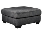 Accrington Granite Fabric Oversized Accent Ottoman