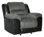 Earhart Slate Manual Rocker Recliner