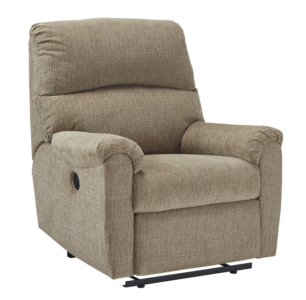 McTeer Mocha Fabric Power Recliner