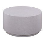 Terrazzo Light Speckled Concrete Coffee Table