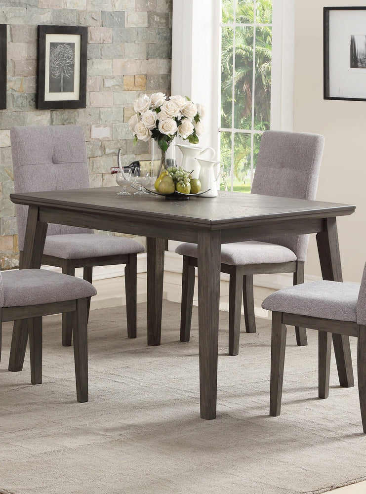 University Gray Mindy Veneer Dining Table