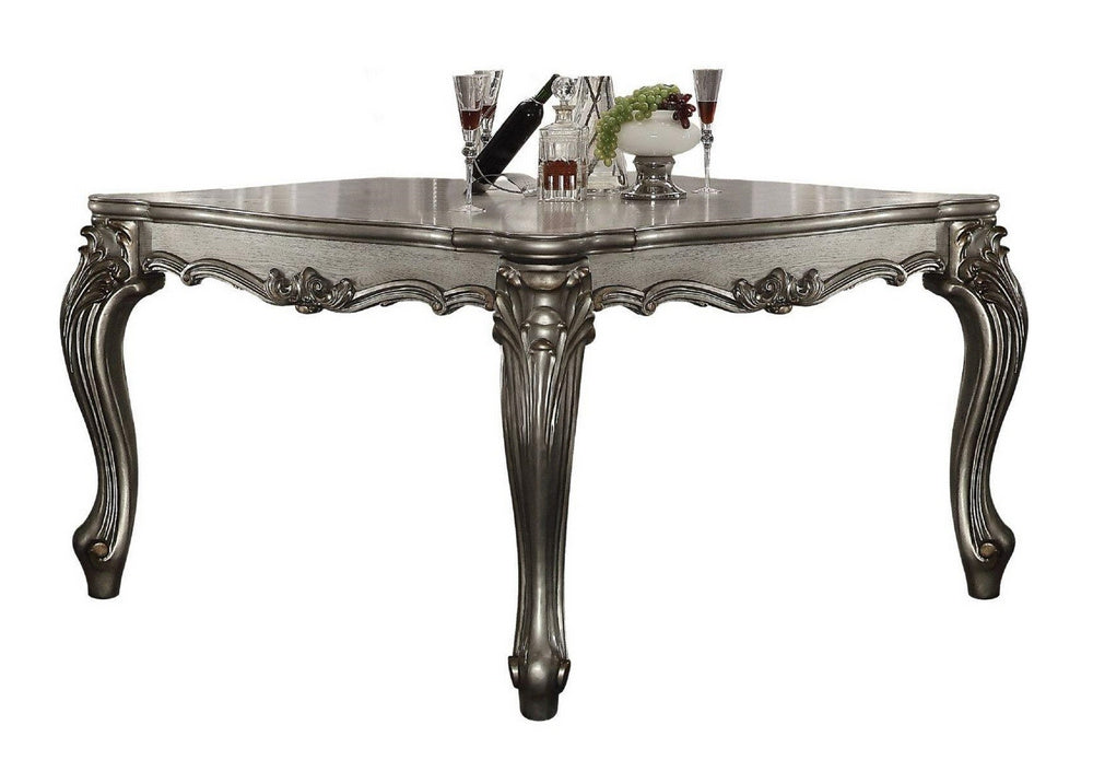Versailles Antique Platinum Wood Counter Height Table