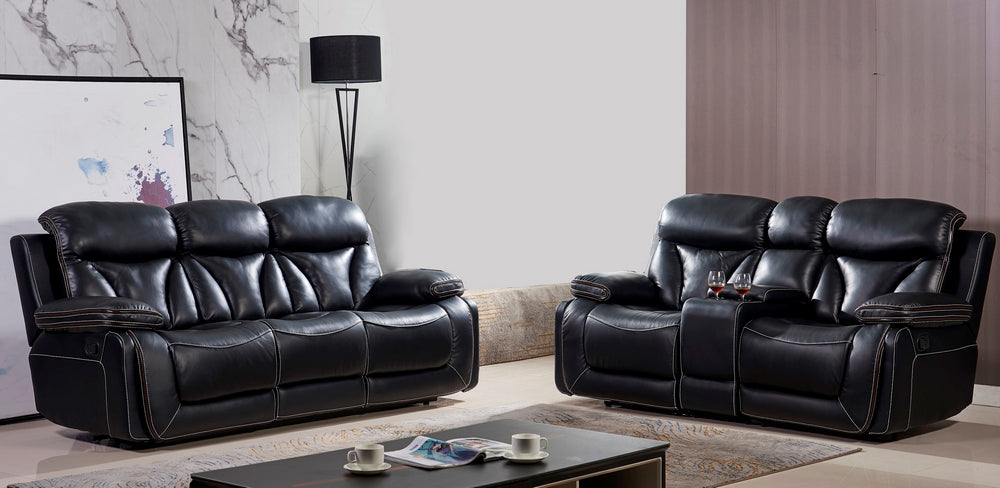 Viola 2-Pc Brown Manual Recliner Sofa Set