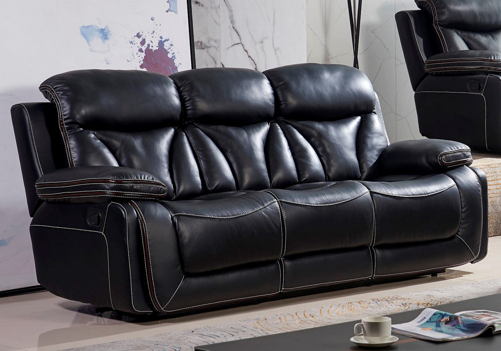 Viola Dark Brown Manual Recliner Sofa