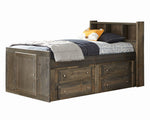 Wrangle Hill Gunsmoke Wood Twin Captain's Bed