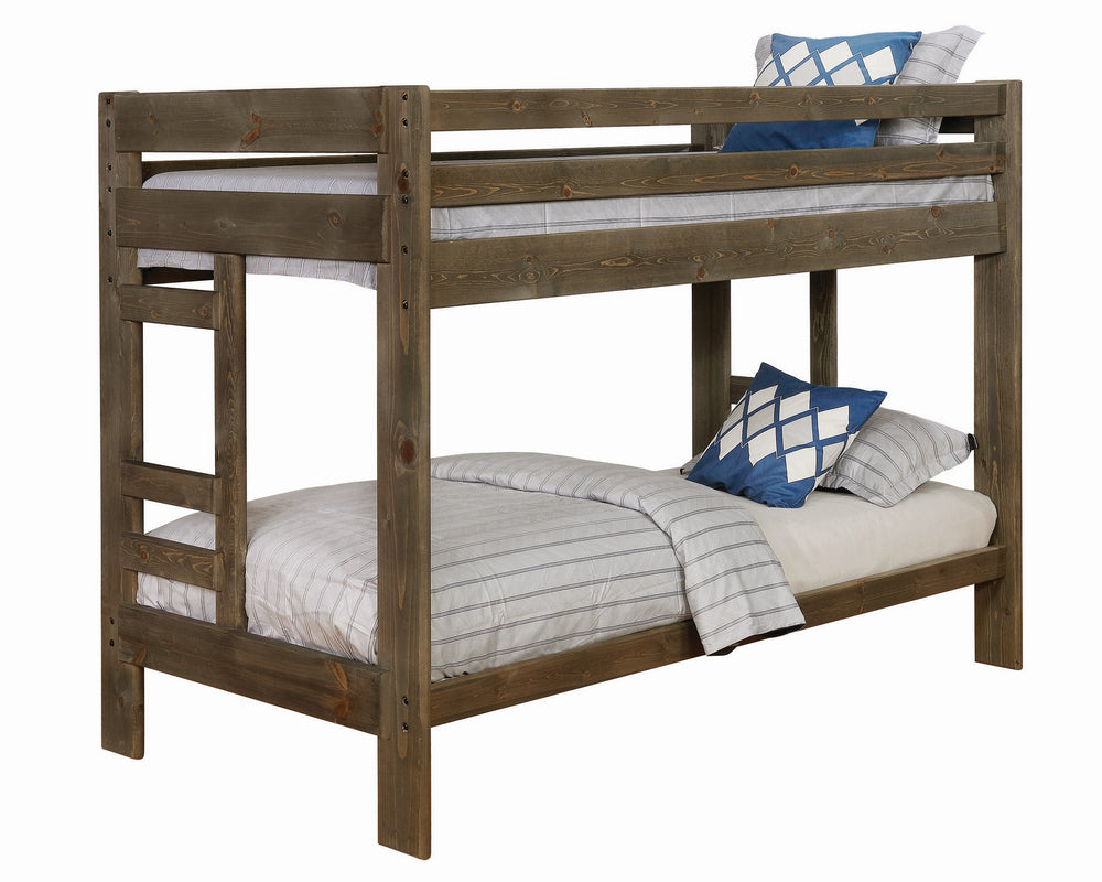 Wrangle Hill Gunsmoke Wood Twin/Twin Bunk Bed