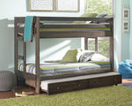 Wrangle Hill Gunsmoke Wood Twin/Twin Bunk Bed with Trundle