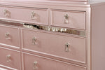 Avior Rose Gold Wood Dresser