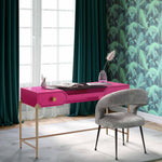 Bajo Pink Lacquer Wood Desk