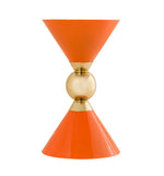 Balhi Orange/Gold Metal Side Table