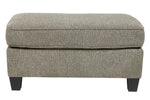 Barnesley Platinum Fabric Ottoman