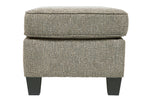 Barnesley Platinum Fabric Ottoman