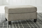 Barnesley Platinum Fabric Ottoman