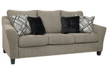 Barnesley Platinum Fabric Sofa (Oversized)