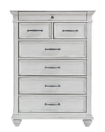 Kanwyn Whitewash Wood 7-Drawer Chest