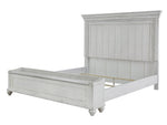 Kanwyn Whitewash Wood Queen Storage Bed