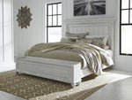 Kanwyn Whitewash Wood Queen Storage Bed