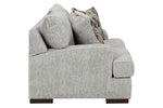 Mercado Pewter Fabric Loveseat