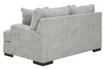 Mercado Pewter Fabric Loveseat