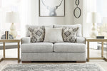 Mercado Pewter Fabric Loveseat