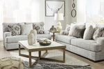 Mercado Pewter Fabric Loveseat